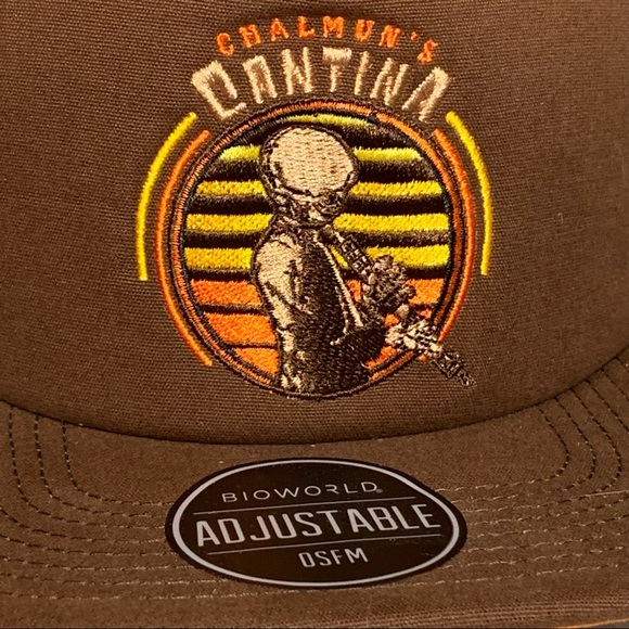 Disney Star Wars Mos Eisley Chalmun’s Cantina Band Foam Trucker SnapBack Hat NWT - Picture 3 of 11